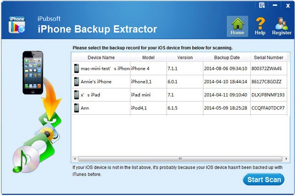 iPubsoft iPhone Backup Extractor v2.1.41 官方版