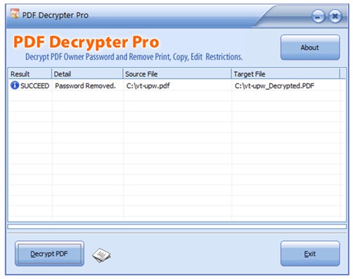 PDF Decrypter Pro文件解密软件中文破解 v4.5.0