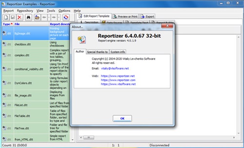 Reportizer数据报表工具 v6.4.0.67 绿色破解版(附破解教程)