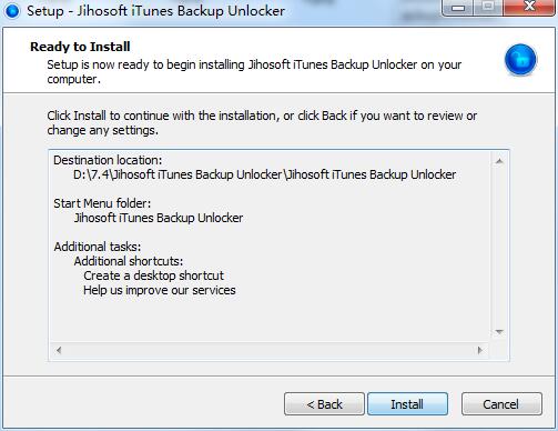 Jihosoft iTunes Backup Unlocker(iTunes备份解锁器) v3.0.4.0 绿色中文版