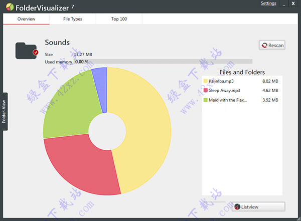 FolderVisualizer(硬盘分析工具)中文纯净版 v7.2